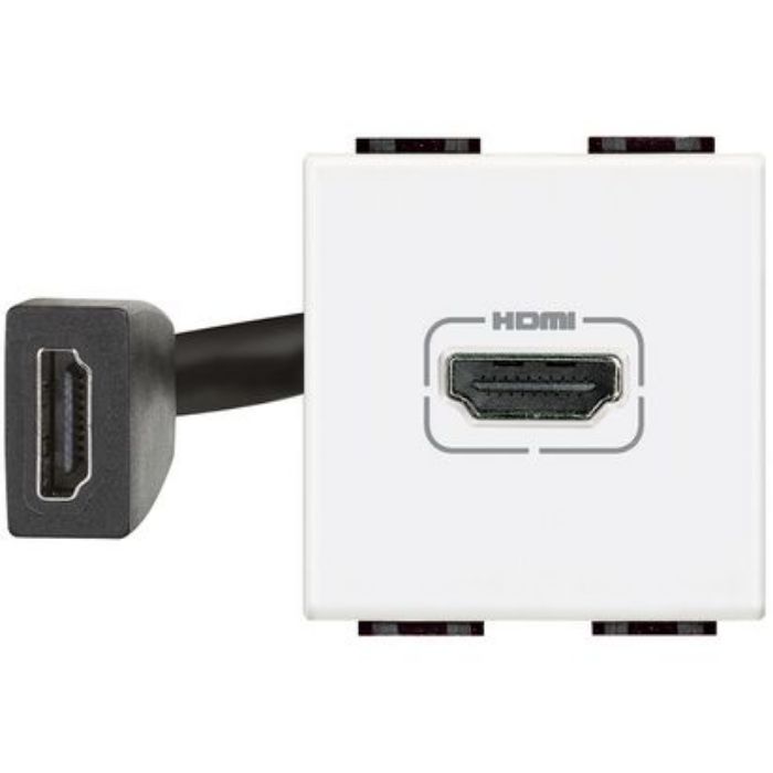 PRESA HDMI BTICINO LIVING BIANCA