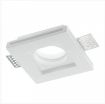 PORTAFARETTO GU10 INTEC IN GESSO VERNICIABILE QUADRATO